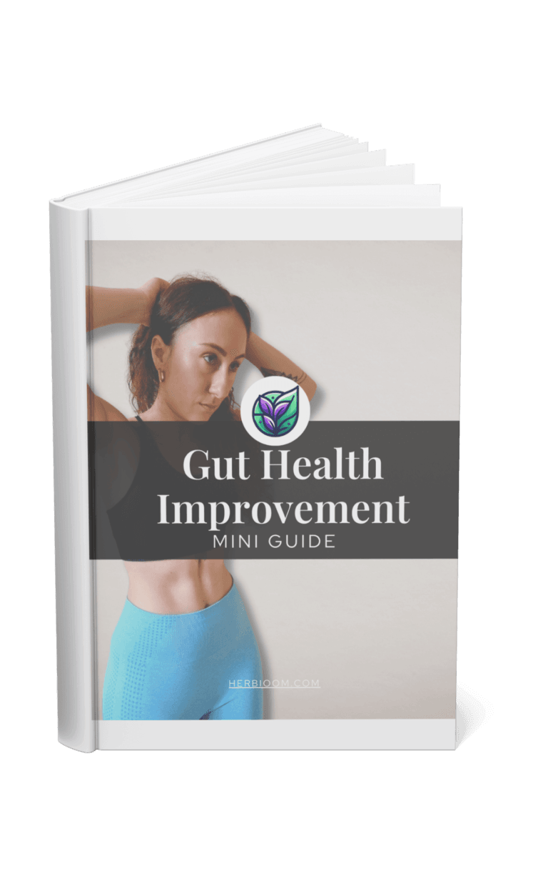 Gut Health Improvement Mini Guide 1 Gut Health Mini Guide Front Page Herbioom